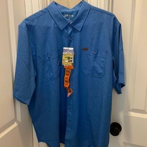 NWT Mens Orvis short sleeve tech shirt in XXL